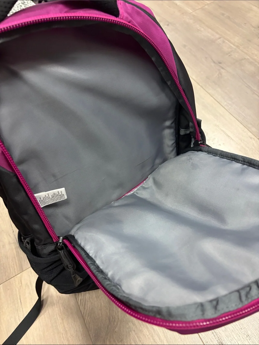 The North Face bold pink